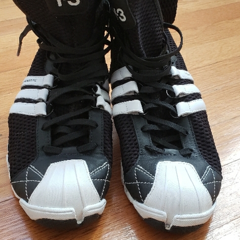 Adidas Black and White Athletic Shoes